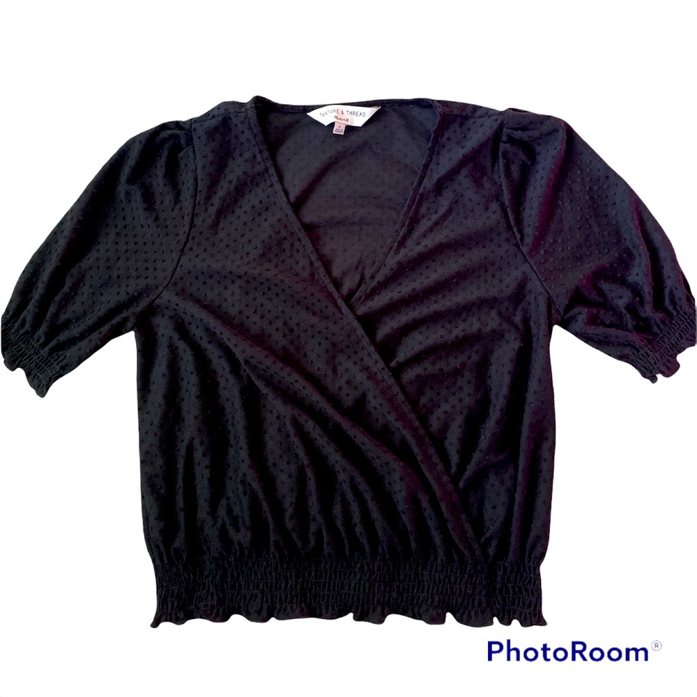 Madewell Texture & Thread Clipdot Crossover Top - image 5